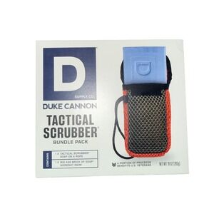 Duke Cannon Tactical Scrubber & Midnight Swim Big Ass Brick of Soap Bundle Pack